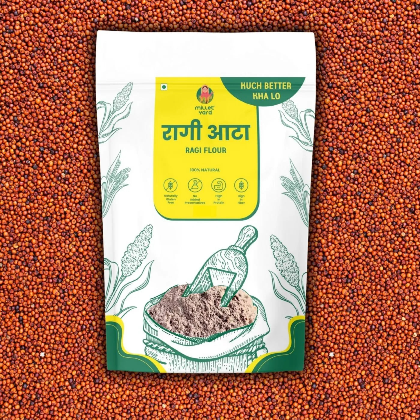 Ragi Flour 1 kg – Nutritious Finger Millet Flour