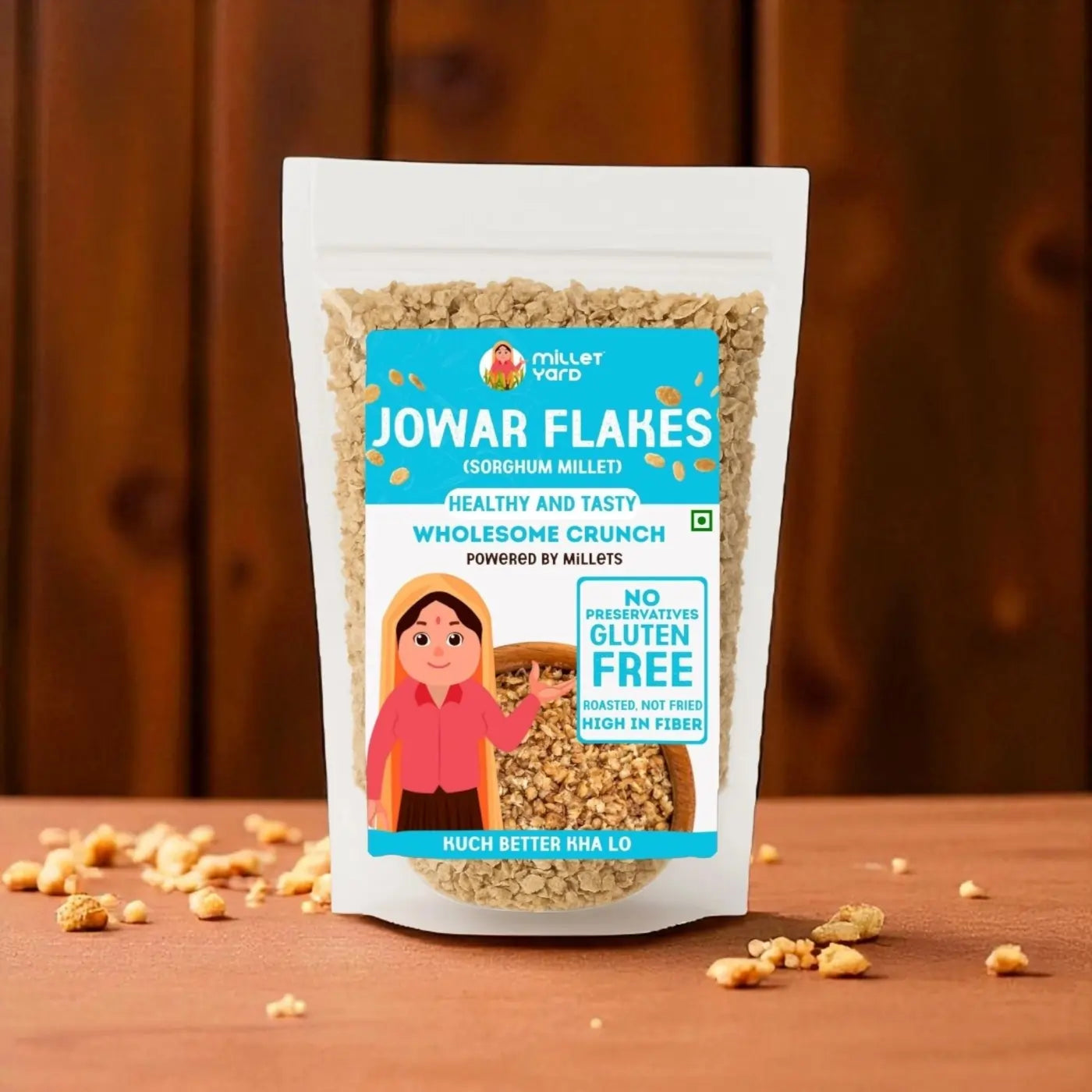 Roasted Jowar Flakes – Crisp and Wholesome Sorghum
