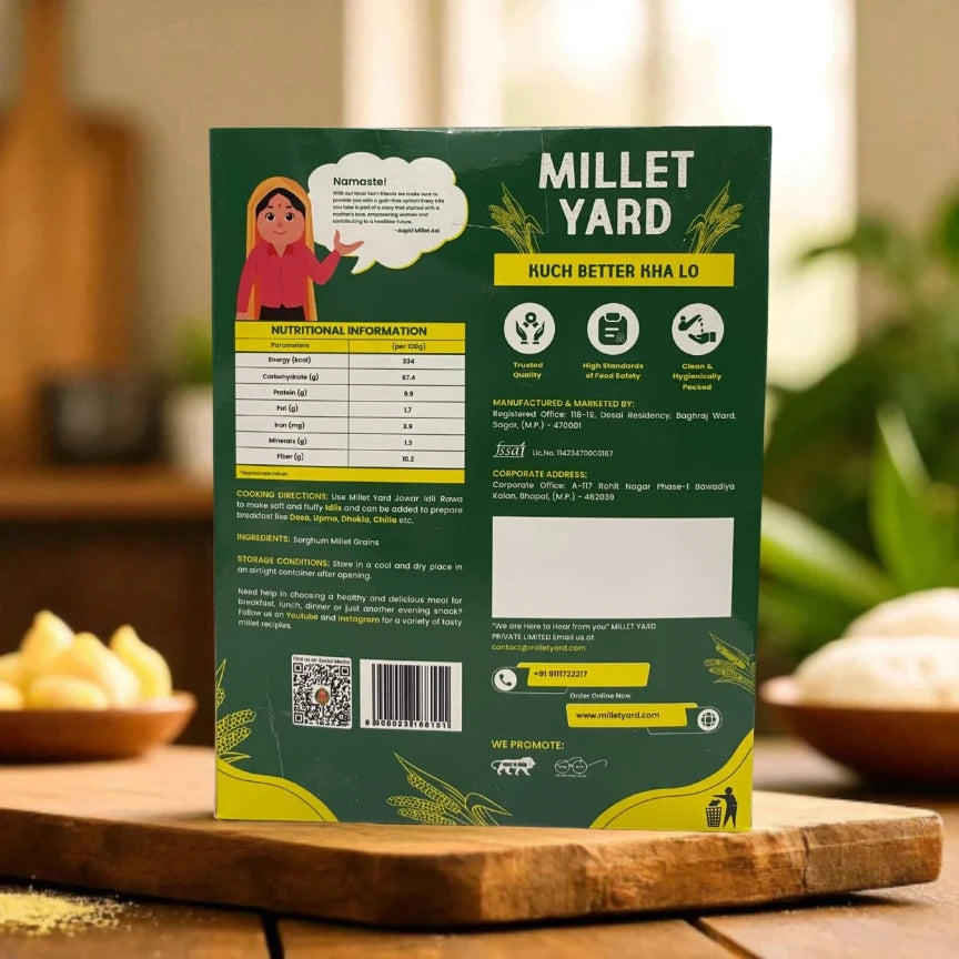 Jowar Idli Rawa – Wholesome Sorghum Rawa