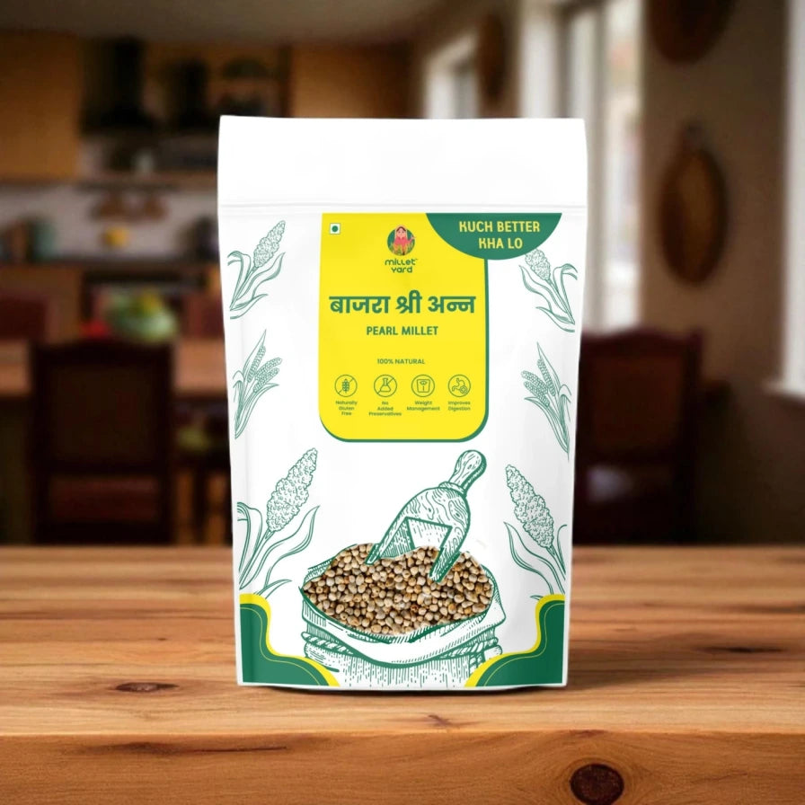 Unpolished Bajra Millet – Whole Pearl Millet Grains