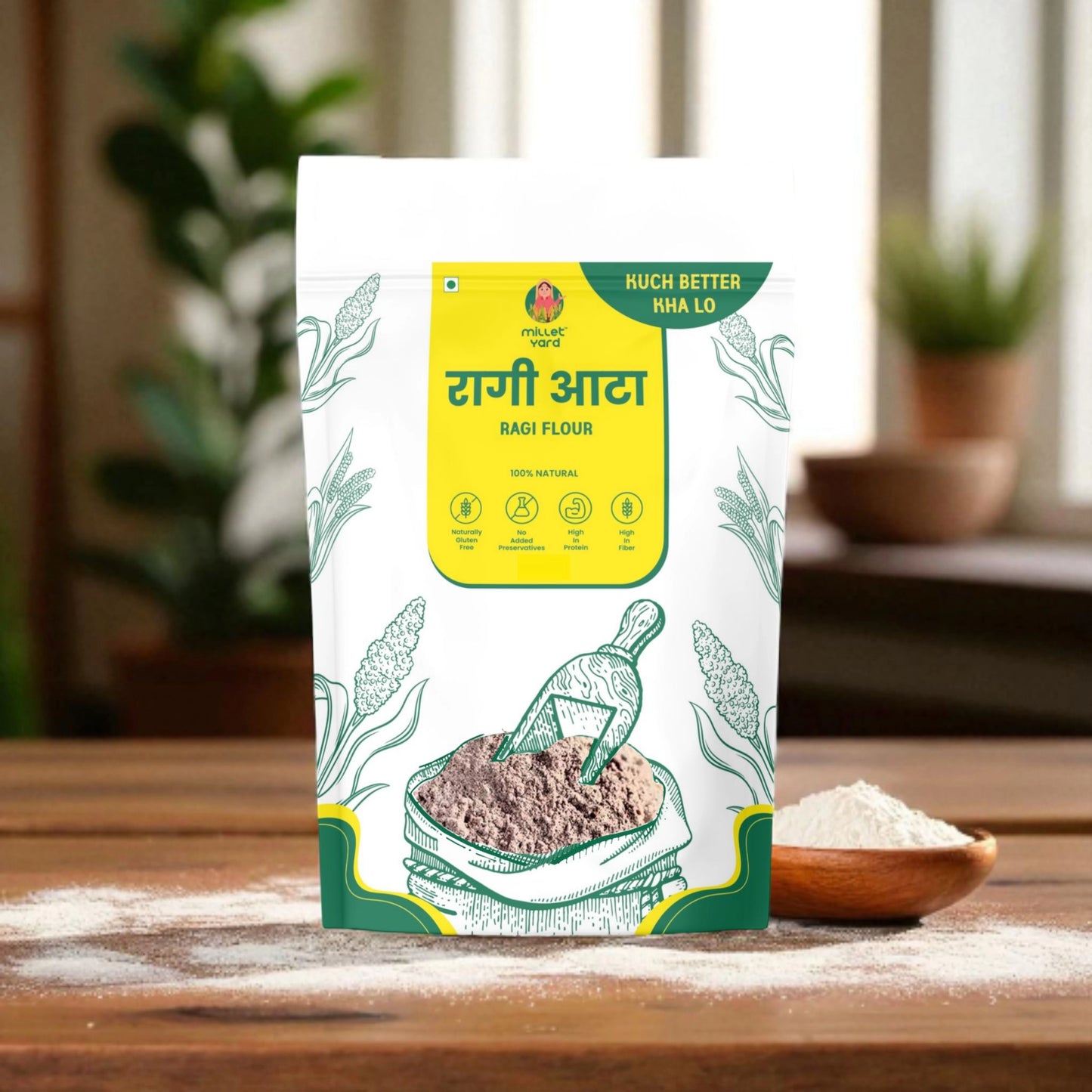 Ragi Flour 1 kg – Nutritious Finger Millet Flour