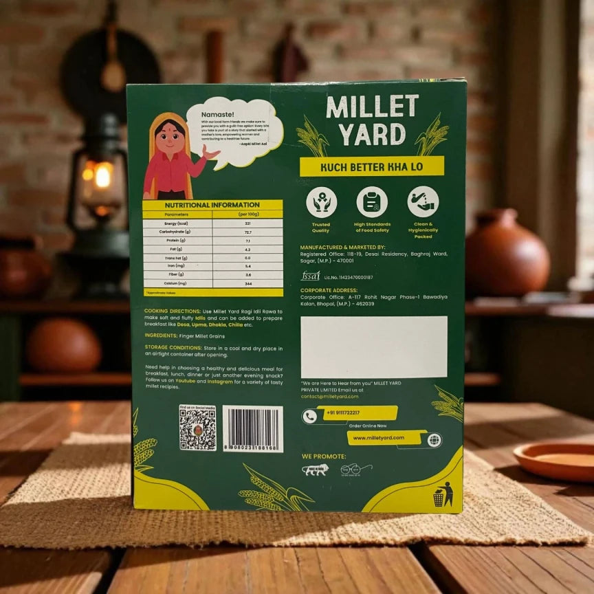 Ragi Idli Rawa – Healthy Finger Millet Rawa