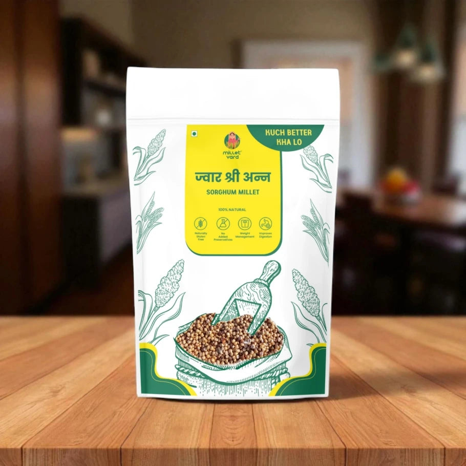 Unpolished Jowar Millet – Whole Sorghum Grains