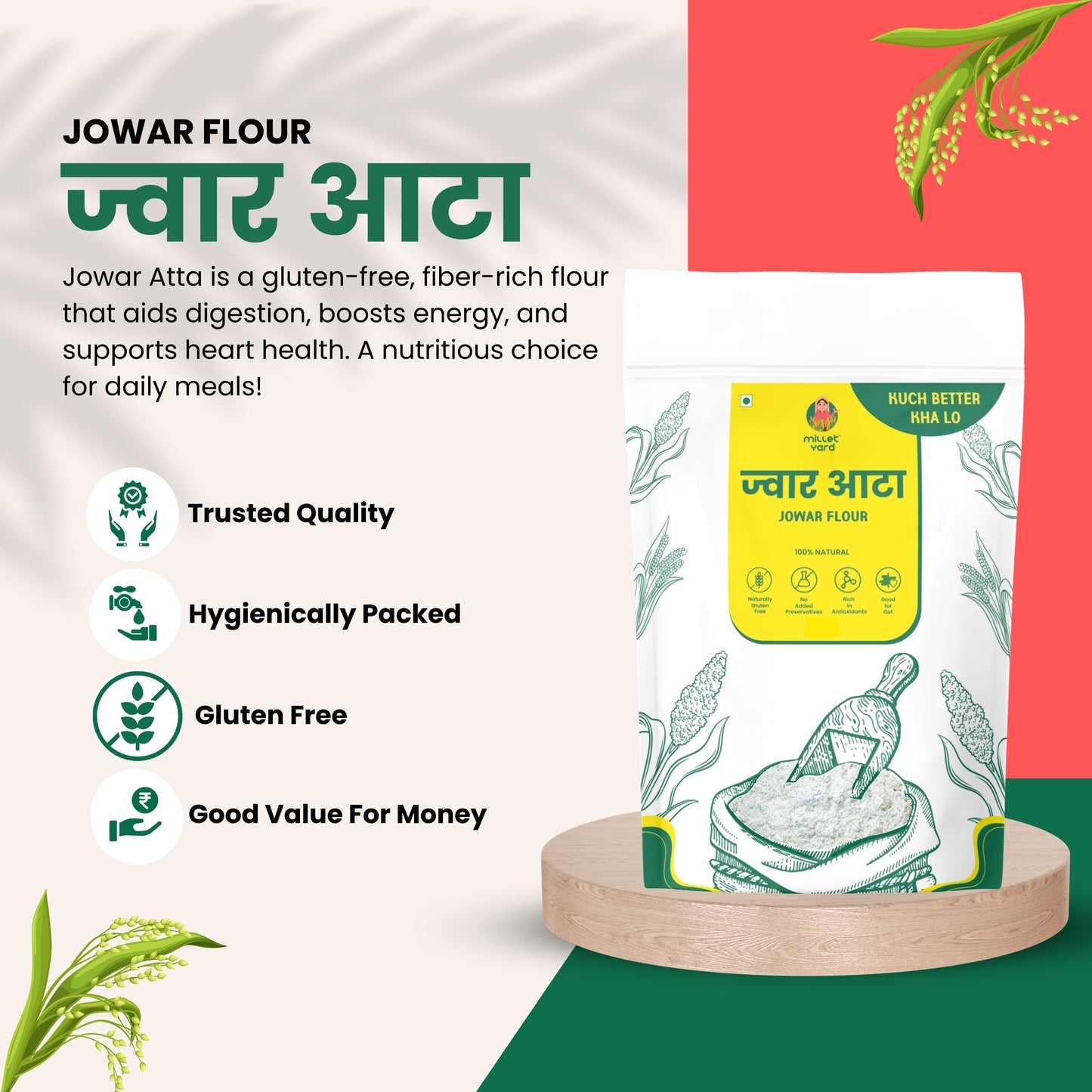 Jowar Flour – Wholesome Sorghum Goodness