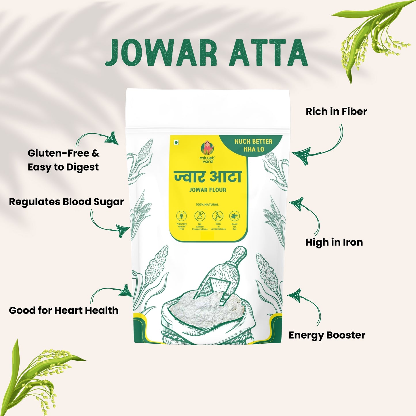 Jowar Flour – Wholesome Sorghum Goodness