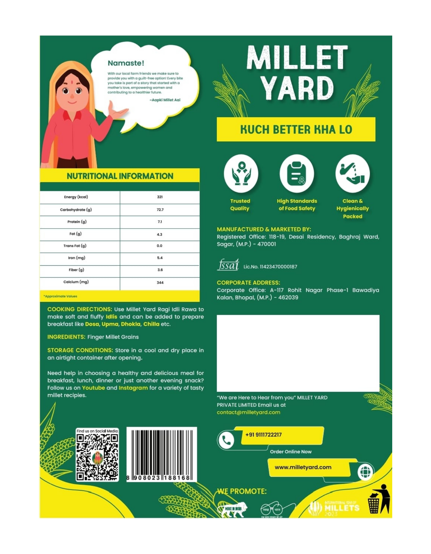 Ragi Idli Rawa – Healthy Finger Millet Rawa