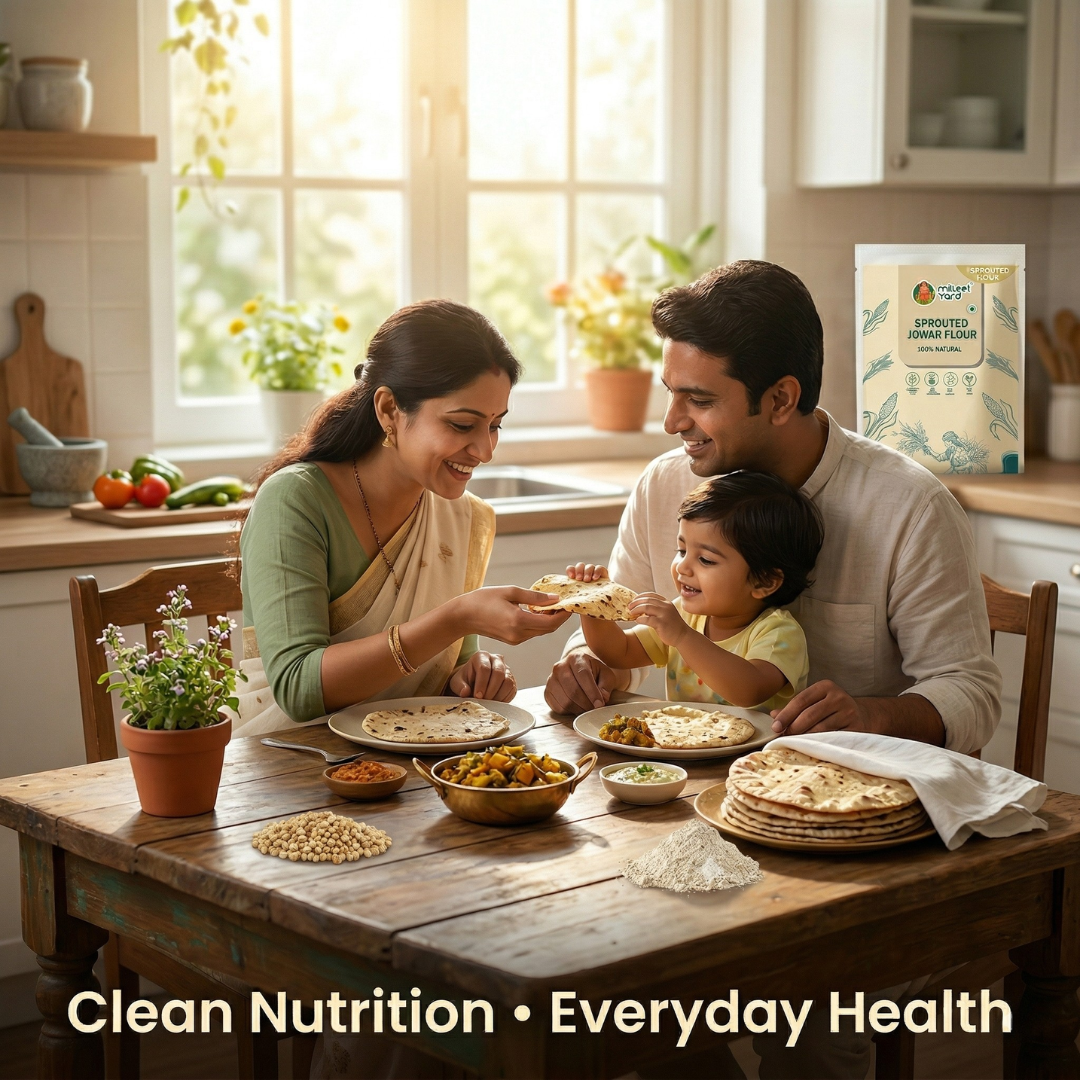 Sprouted Jowar Flour – Wholesome Sorghum Flour