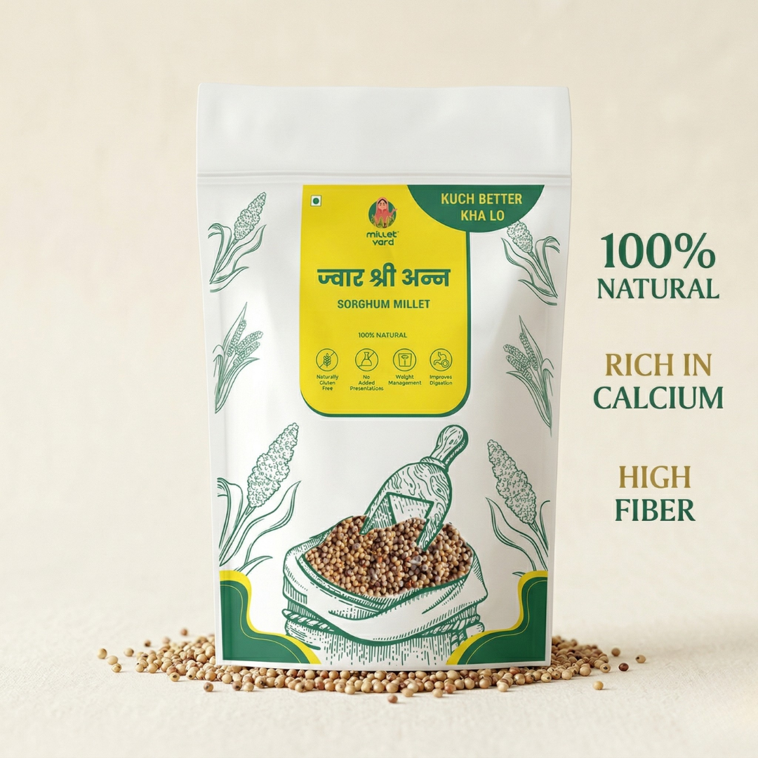 Unpolished Jowar Millet – Sorghum Grains