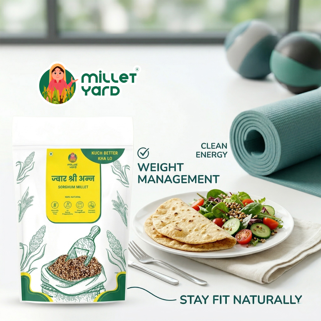 Unpolished Jowar Millet – Whole Sorghum Grains