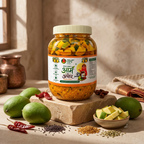 Millet Yard Premium Traditional Aam Ka Achaar ( Mango Pickle) – Authentic Indian Homemade Style Mango Pickle | 1 kg