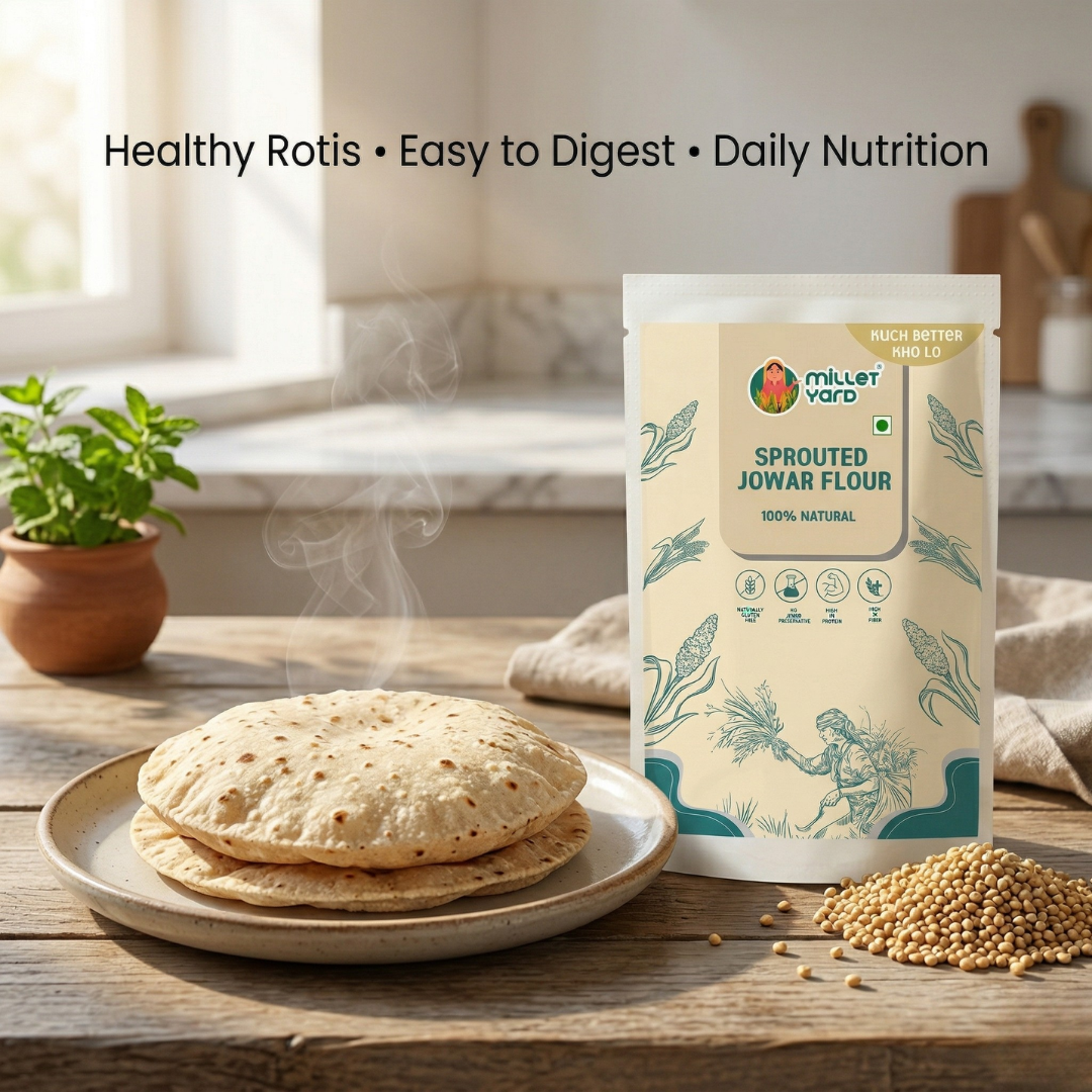 Sprouted Jowar Flour – Wholesome Sorghum Flour