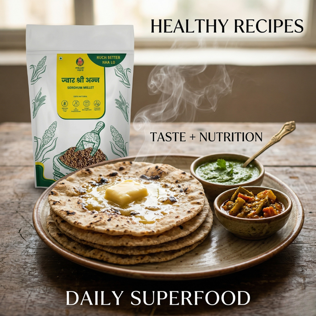 Unpolished Jowar Millet – Whole Sorghum Grains