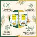 Millet Yard Millets 1 kg Natural Grains Combo Pack of 2 | Kodo 500g, foxtail millet 500g | Nutrient Powerhouse, High Protein & 100% More Fibre Mixed Millet (1 kg, Pack of 2)