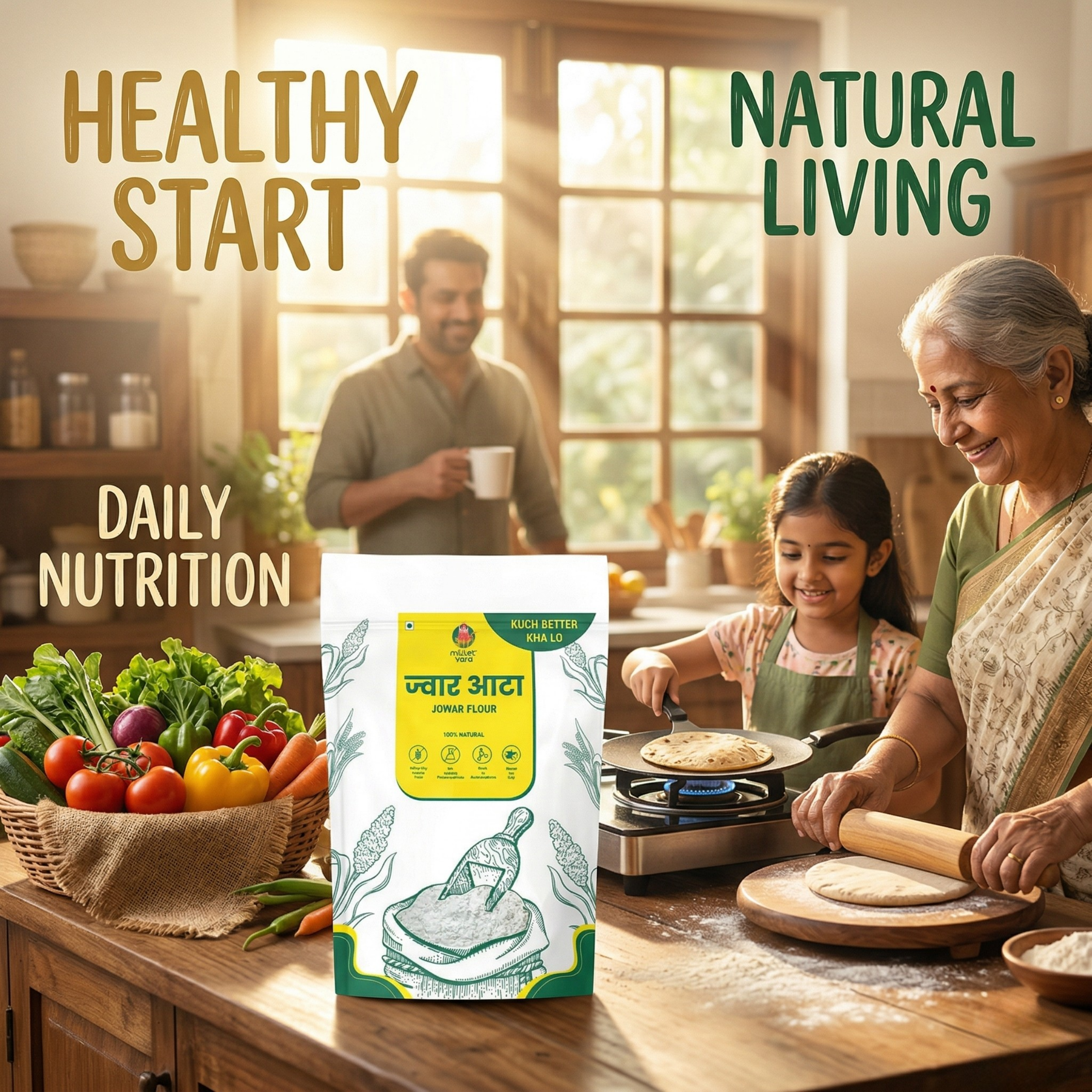 Jowar Flour – Wholesome Sorghum Goodness