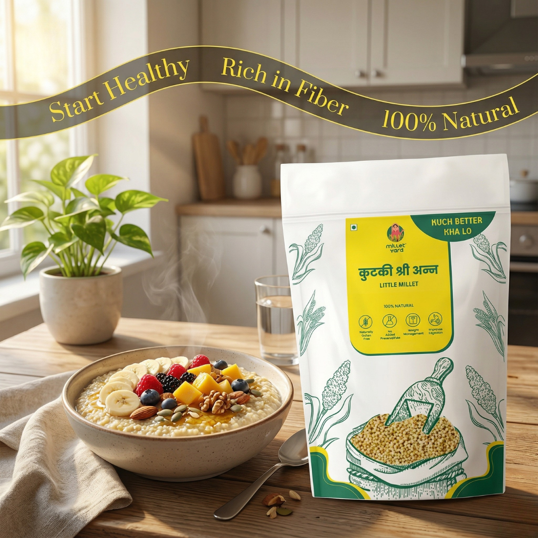 Unpolished Little Millet – Whole Kutki Grains