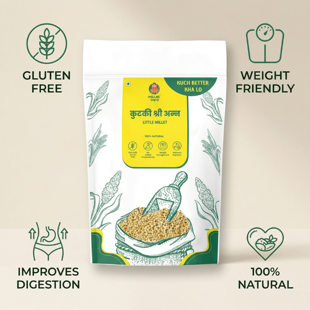 Unpolished Little Millet – Whole Kutki Grains