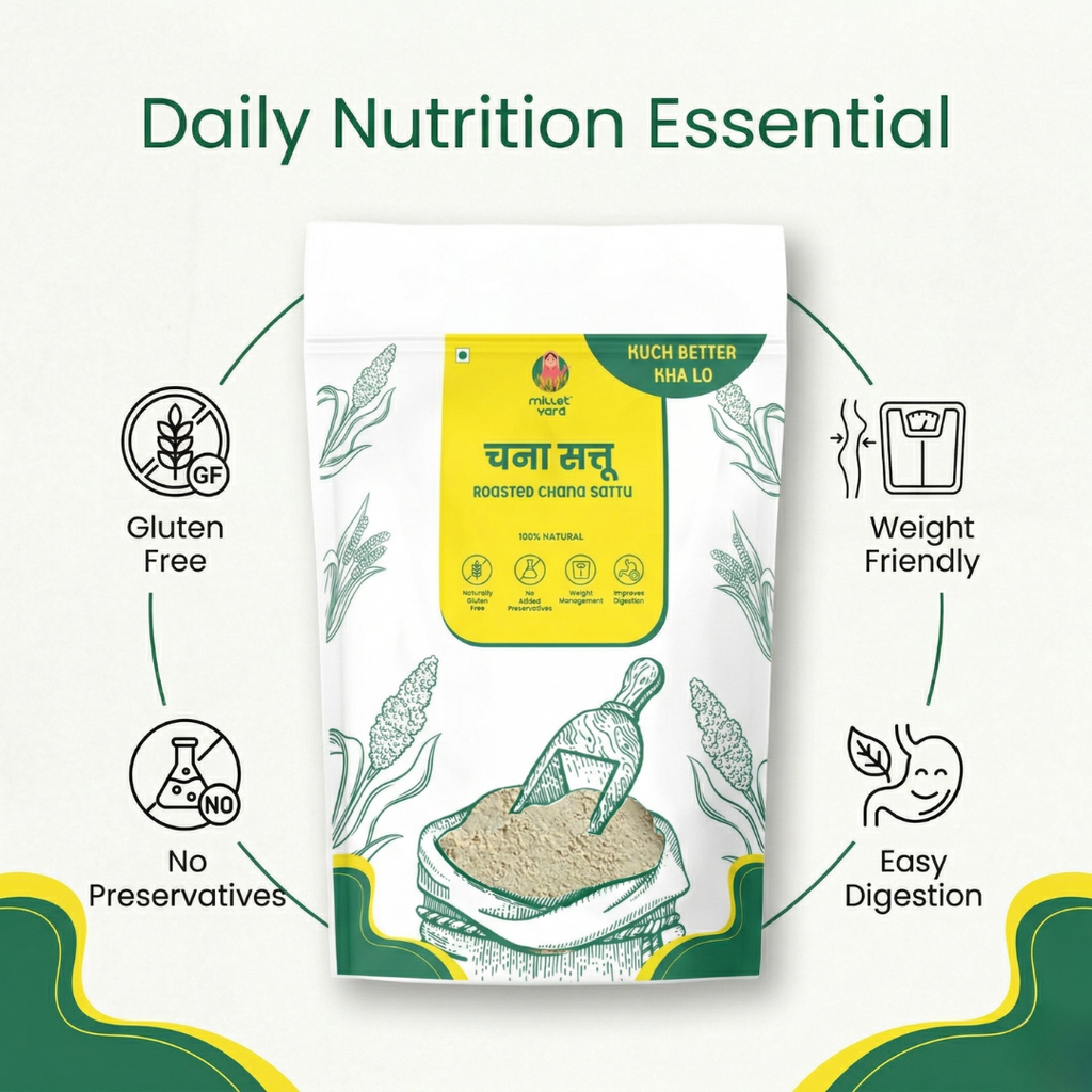 Roasted Chana Sattu – Nutritious Protein-Rich Flour