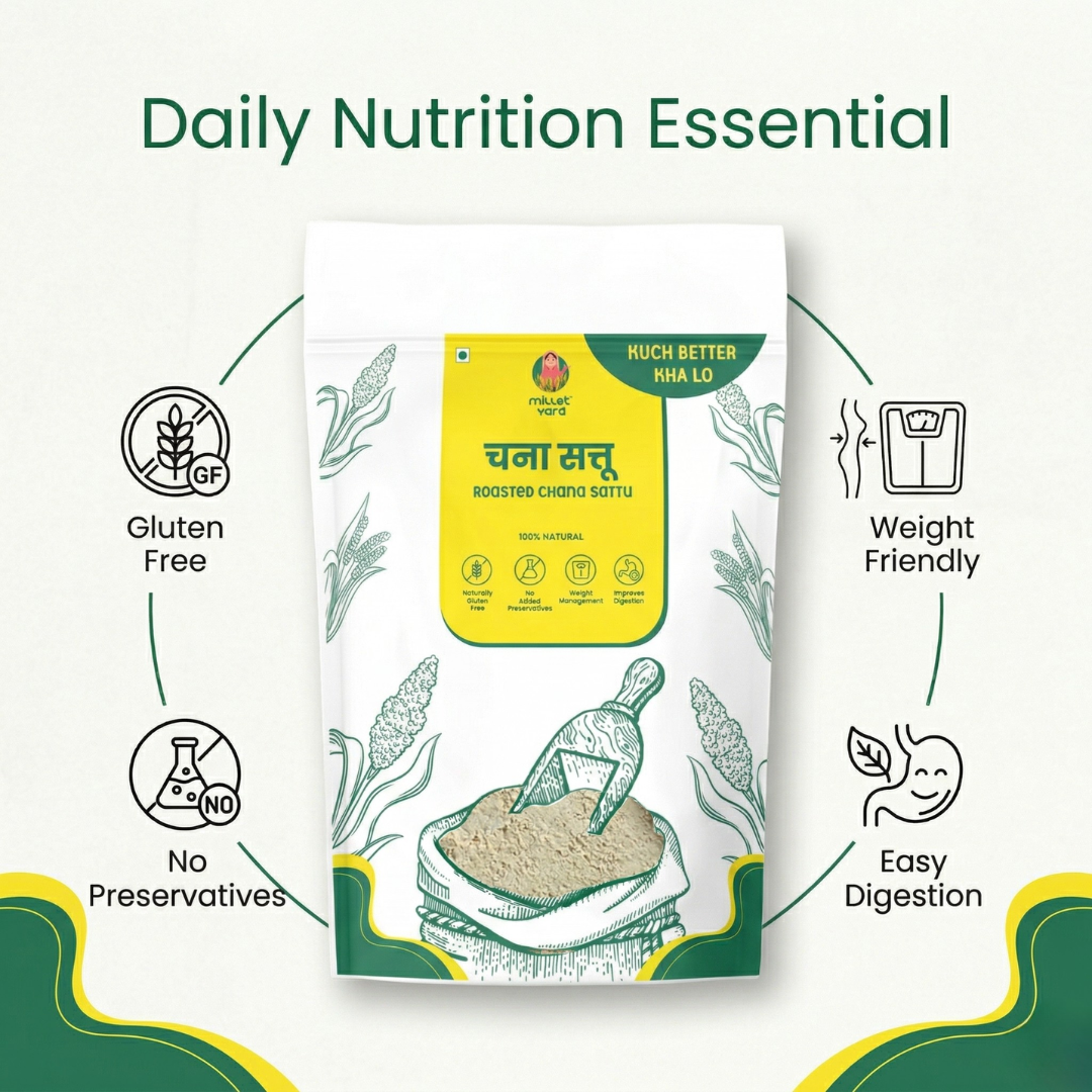 Roasted Chana Sattu – Nutritious Protein-Rich Flour