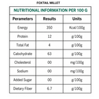 Millet Yard Millets 1 kg Natural Grains Combo Pack of 2 | Kodo 500g, foxtail millet 500g | Nutrient Powerhouse, High Protein & 100% More Fibre Mixed Millet (1 kg, Pack of 2)
