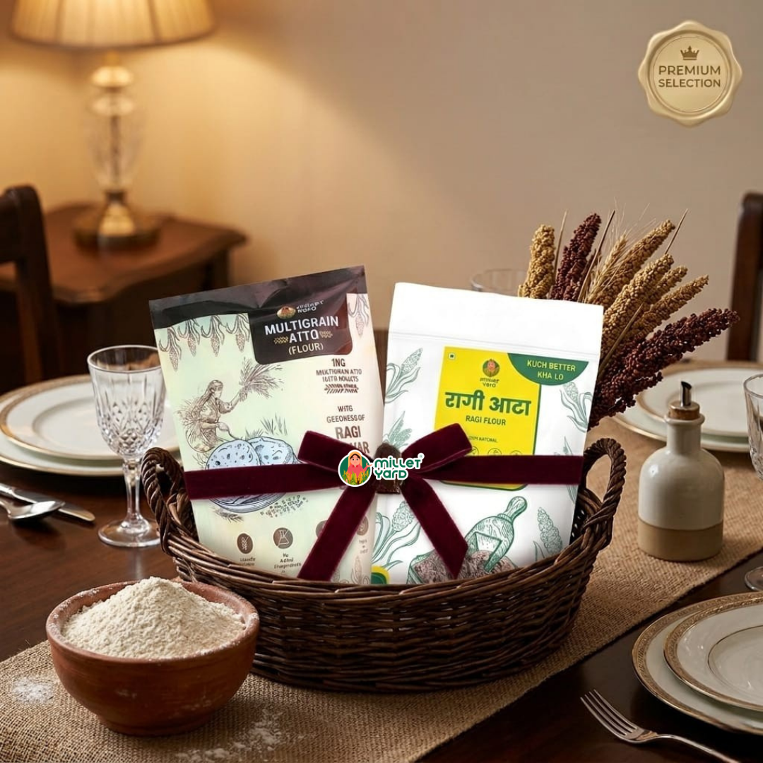 The Daily Fortify Duo – Multigrain Flour (1kg) & Ragi Flour (1kg)