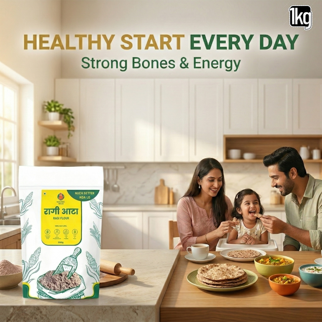 Ragi Flour 1 kg – Nutritious Finger Millet Flour