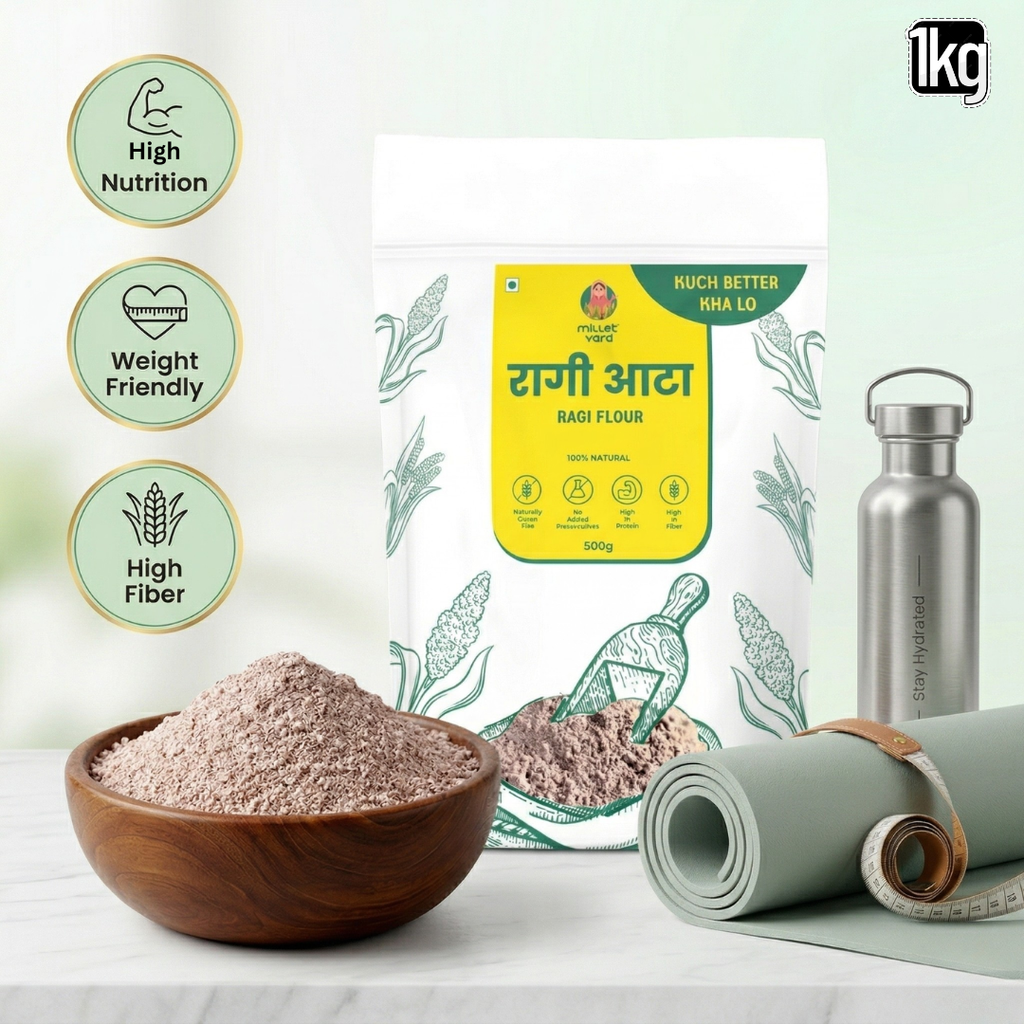 Ragi Flour 1 kg – Nutritious Finger Millet Flour