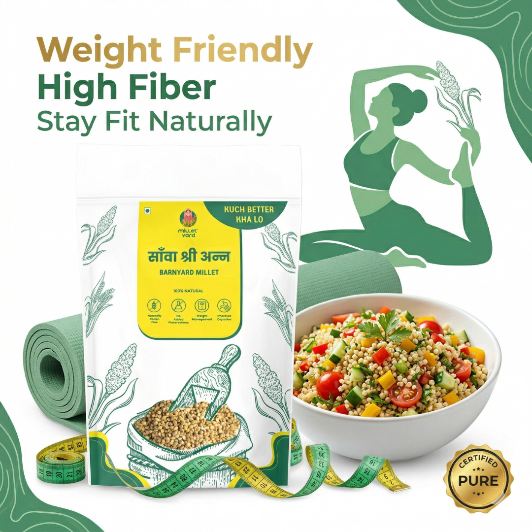 Unpolished Barnyard Millet 500 G – Whole Sanwa Grains