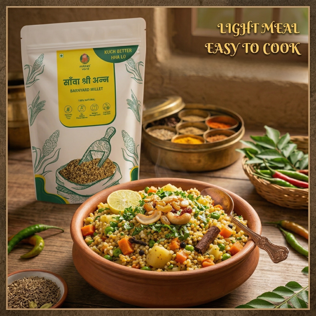 Unpolished Barnyard Millet 500 G – Whole Sanwa Grains