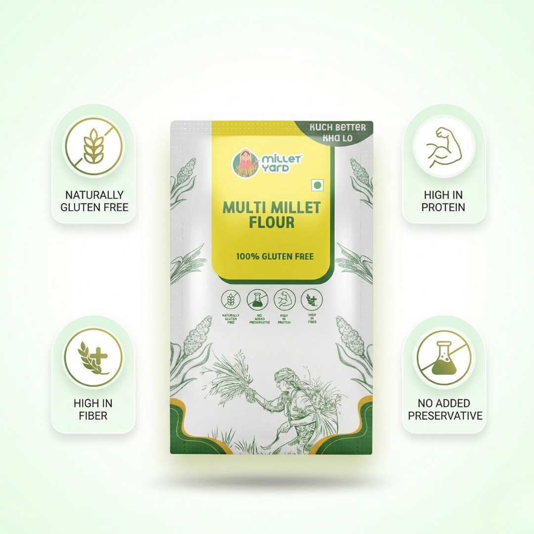 Multi-Millet Flour – Wholesome Blend of Nutritious Millets