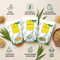 Millets 1.5 kg Natural Grains Combo Pack of 3 | Foxtail 500g, Browntop 500g, Proso 500g