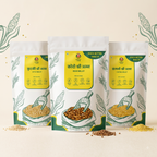 Millet Yard Millets 1.5 kg Natural Grains Combo Pack of 3 | Foxtail 500g, Kodo 500g, Little 500g | Nutrient Powerhouse, High Protein & 100% More Fibre Mixed Millet (1.5 kg, Pack of 3)