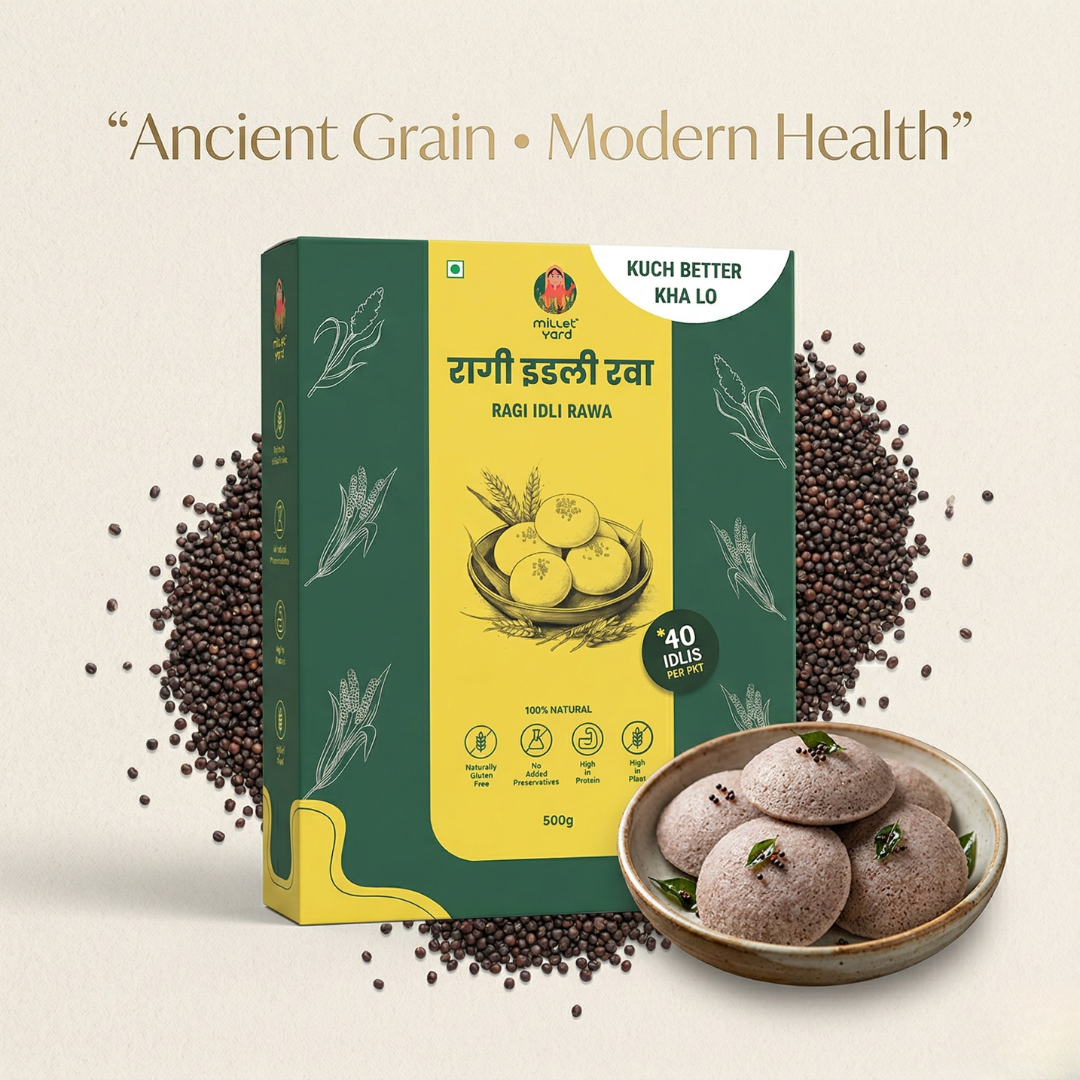Ragi Idli Rawa – Healthy Finger Millet Rawa