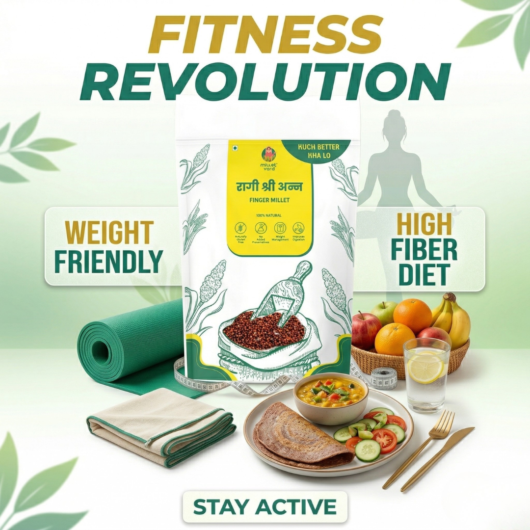 Unpolished Ragi Grains – Whole Finger Millet