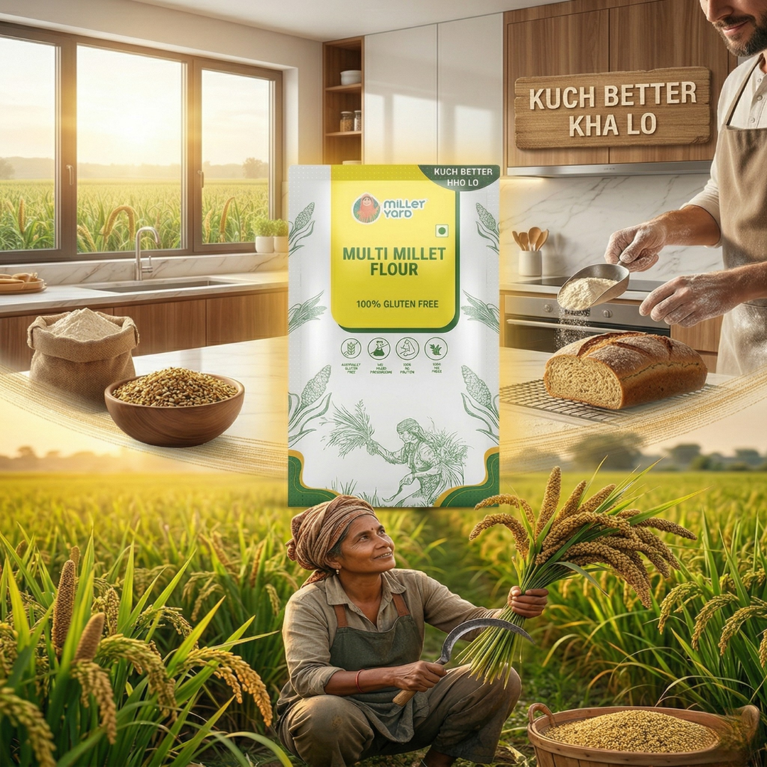 Multi-Millet Flour – Wholesome Blend of Nutritious Millets