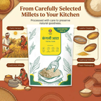 Millet Yard Foxtail Millet Atta| Pack of 2