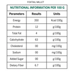 Millet Yard Millets 1.5 kg Natural Grains Combo Pack of 3 | Foxtail 500g, Kodo 500g, Little 500g | Nutrient Powerhouse, High Protein & 100% More Fibre Mixed Millet (1.5 kg, Pack of 3)