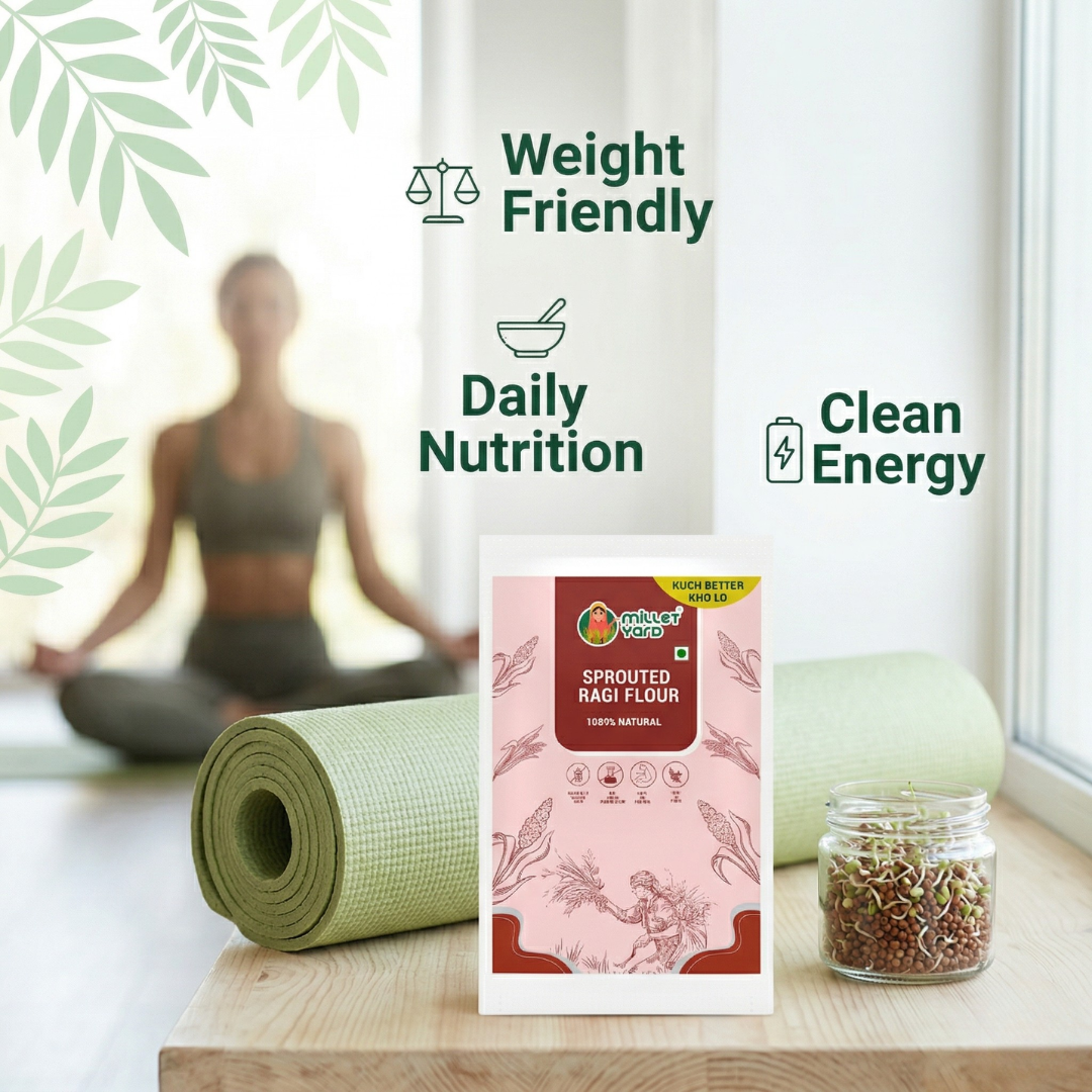 Sprouted Ragi Flour – Nutritious Finger Millet Flour