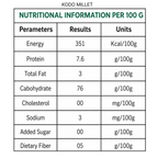 Millet Yard Millets 1.5 kg Natural Grains Combo Pack of 3 | Foxtail 500g, Kodo 500g, Little 500g | Nutrient Powerhouse, High Protein & 100% More Fibre Mixed Millet (1.5 kg, Pack of 3)