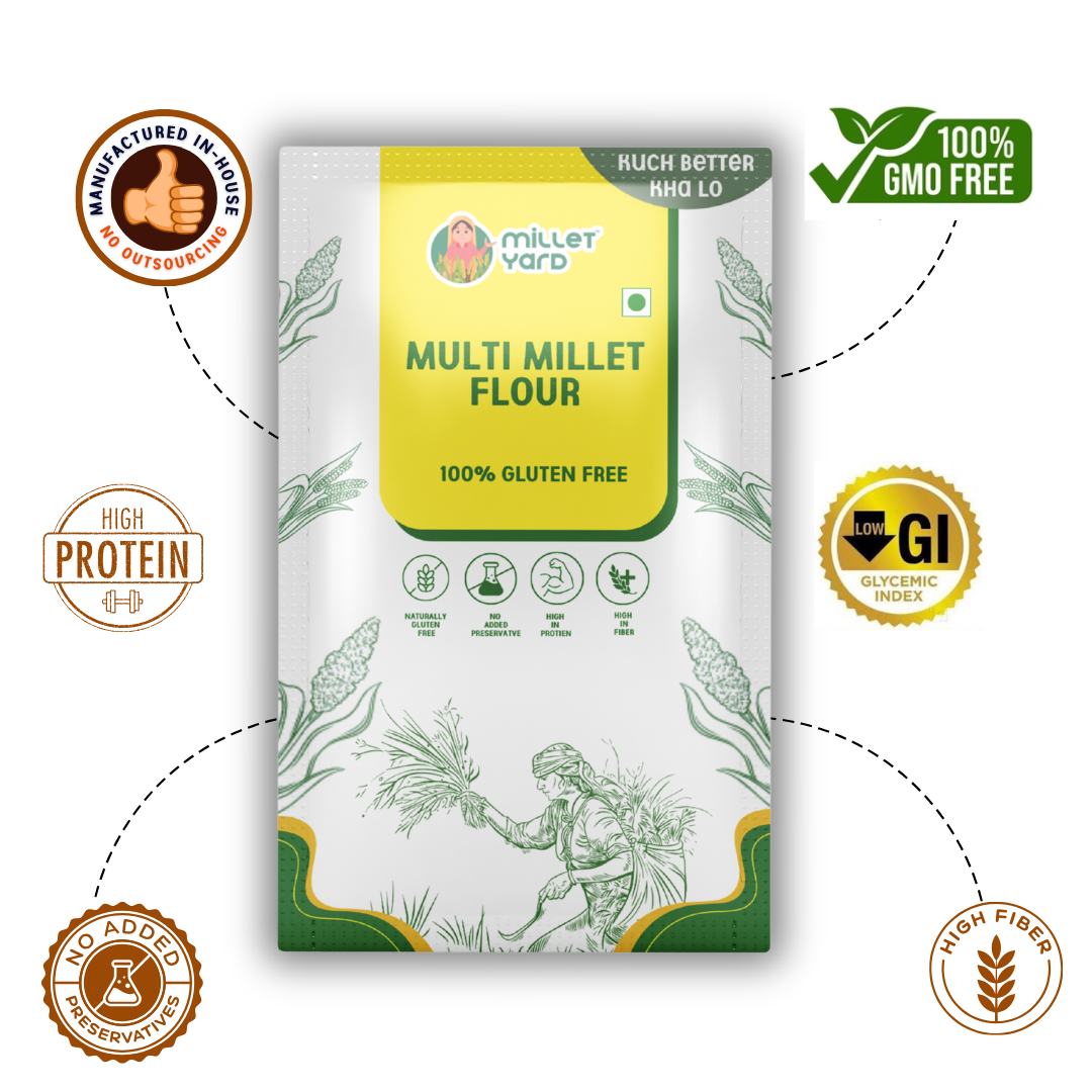 Multi-Millet Flour – Wholesome Blend of Nutritious Millets