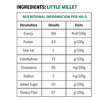 Millet Yard Millets 1.5 kg Natural Grains Combo Pack of 3 | Foxtail 500g, Kodo 500g, Little 500g | Nutrient Powerhouse, High Protein & 100% More Fibre Mixed Millet (1.5 kg, Pack of 3)