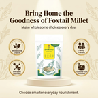 Millet Yard Foxtail Millet Atta| Pack of 2