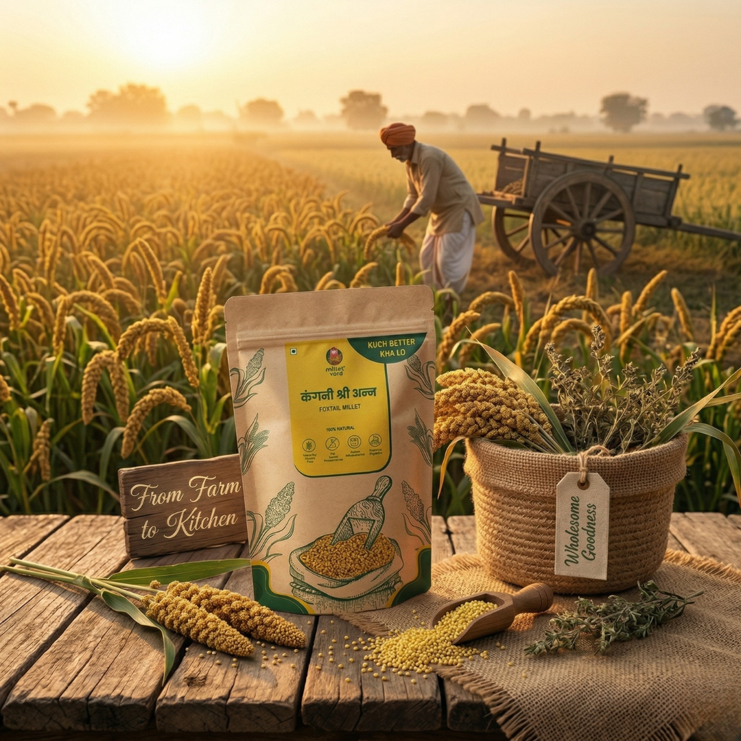 Unpolished Foxtail Millet 500 GM – Whole Grain Goodness