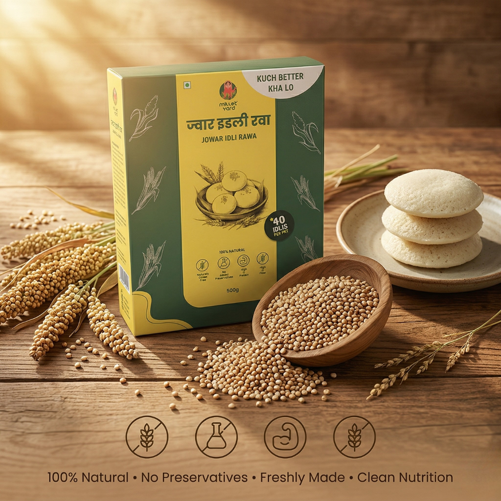 Jowar Idli Rawa – Wholesome Sorghum Rawa