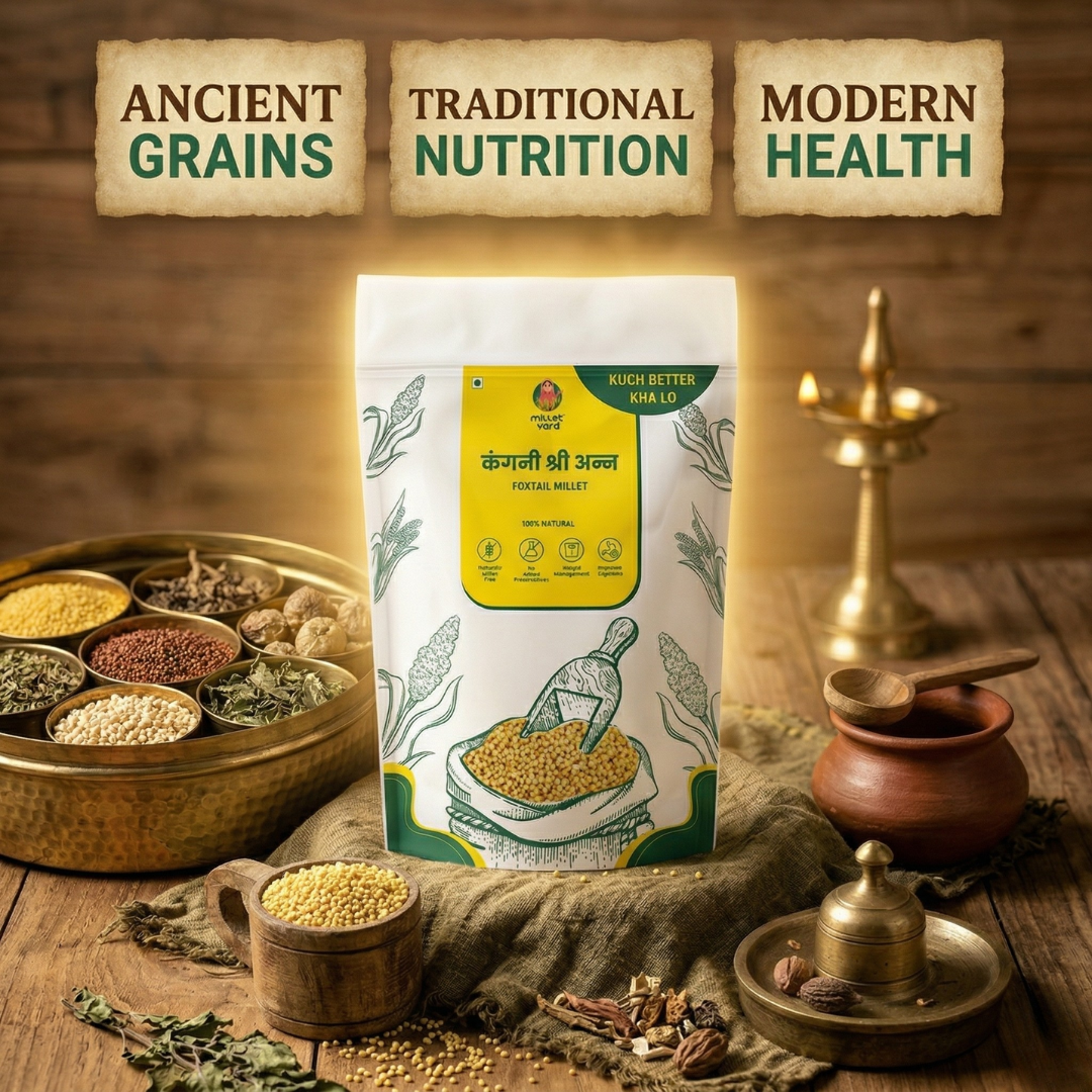Unpolished Foxtail Millet 500 GM – Whole Grain Goodness