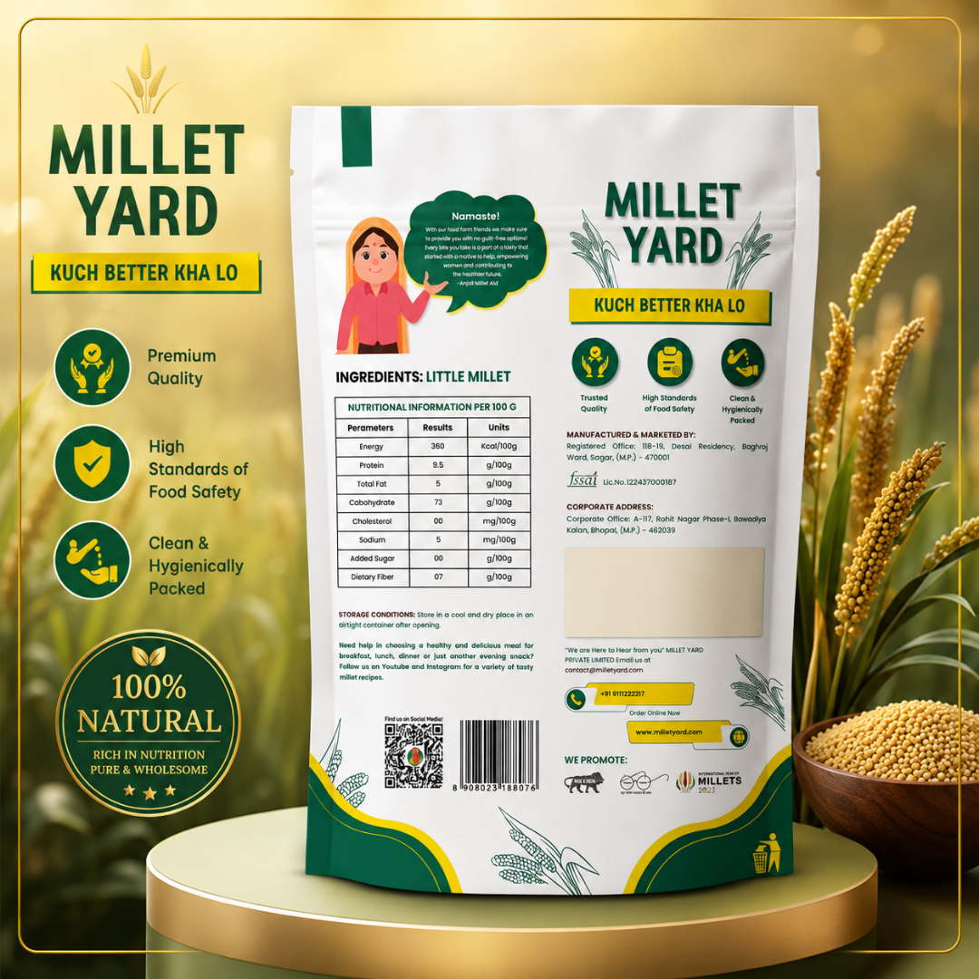 Unpolished Little Millet – Whole Kutki Grains