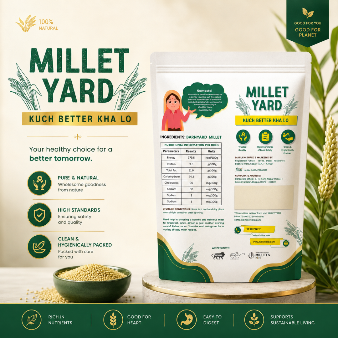 Unpolished Barnyard Millet – Whole Sanwa Grains