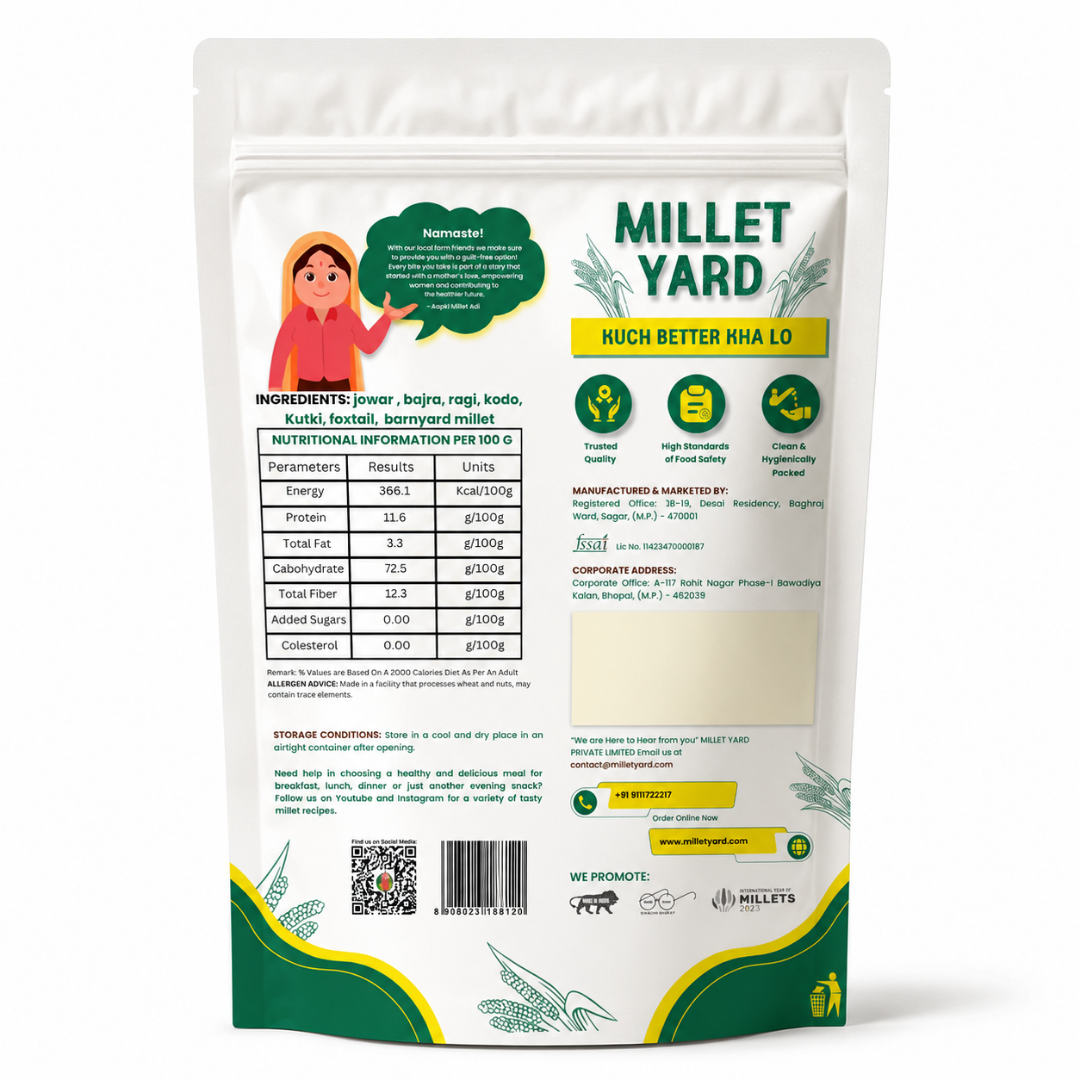 Multi-Millet Flour – Wholesome Blend of Nutritious Millets
