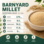 Unpolished Barnyard Millet – Whole Sanwa Grains