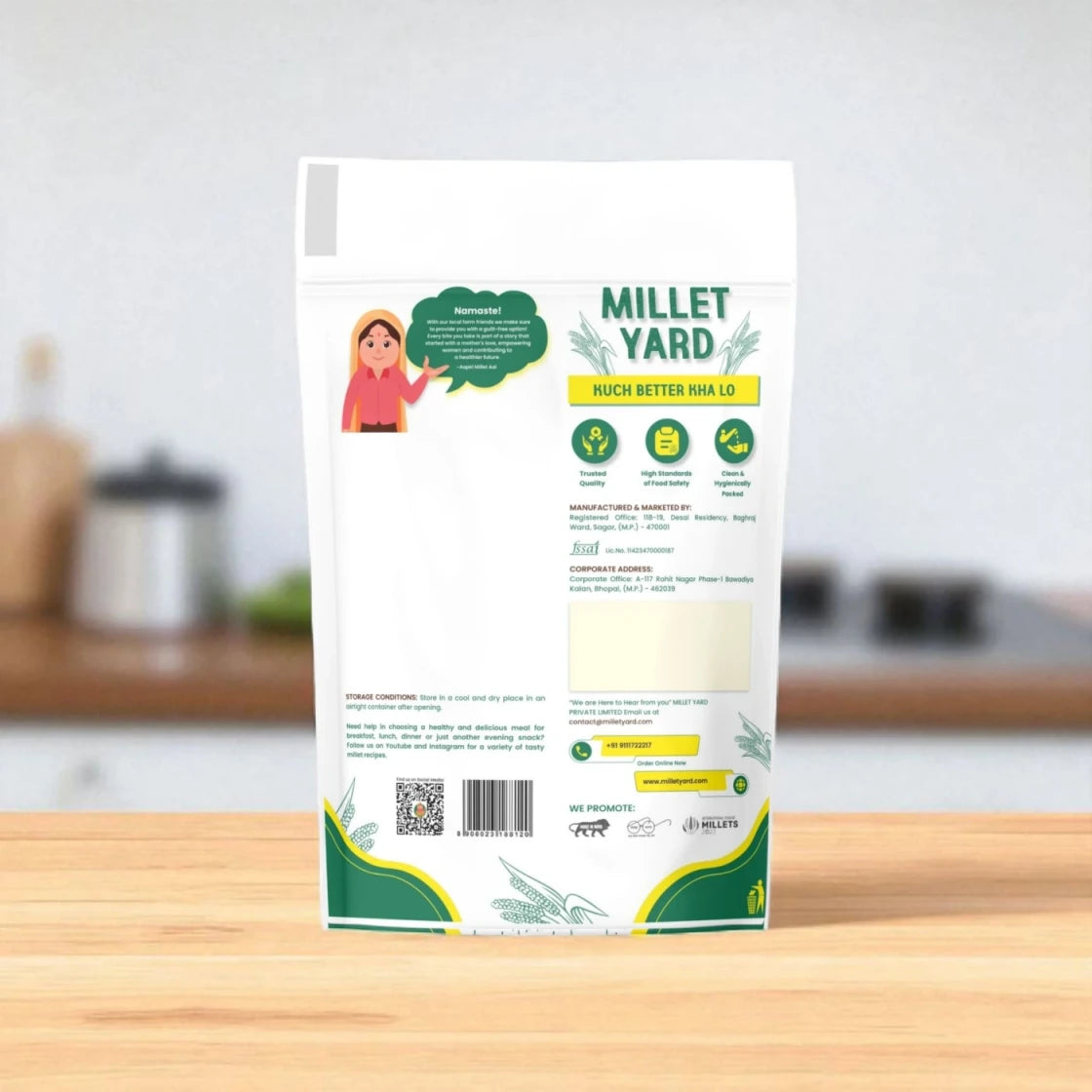 Unpolished Barnyard Millet 500 G – Whole Sanwa Grains