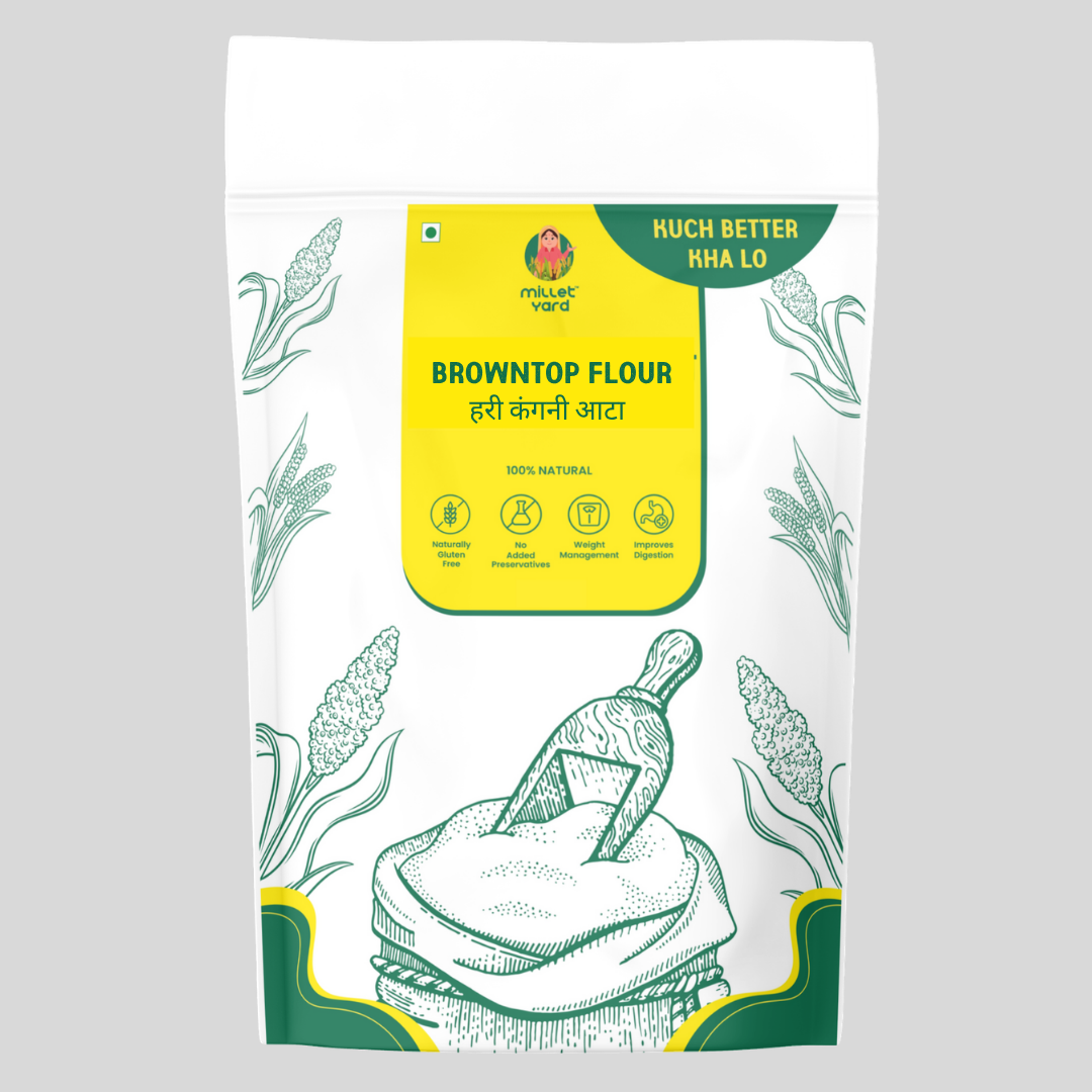 BrownTop Millet Atta | 100% Natural Millet Flour | High Fibre & Wholesome Nutrition